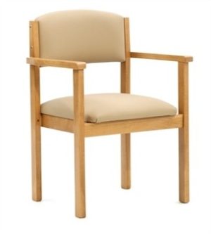 Craftwork-Oakdale Wooden Upholstered Armchair