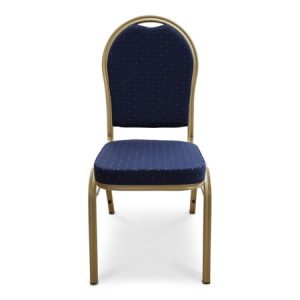 Round Back Aluminium Stacking Banqueting Chair
