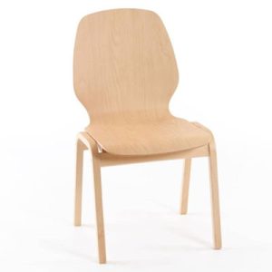 Valence Stacking Wooden  Chapel & Church Chair