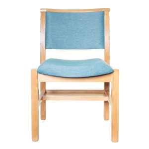 The Cathedral Wooden Upholstered Chapel & Church Chair