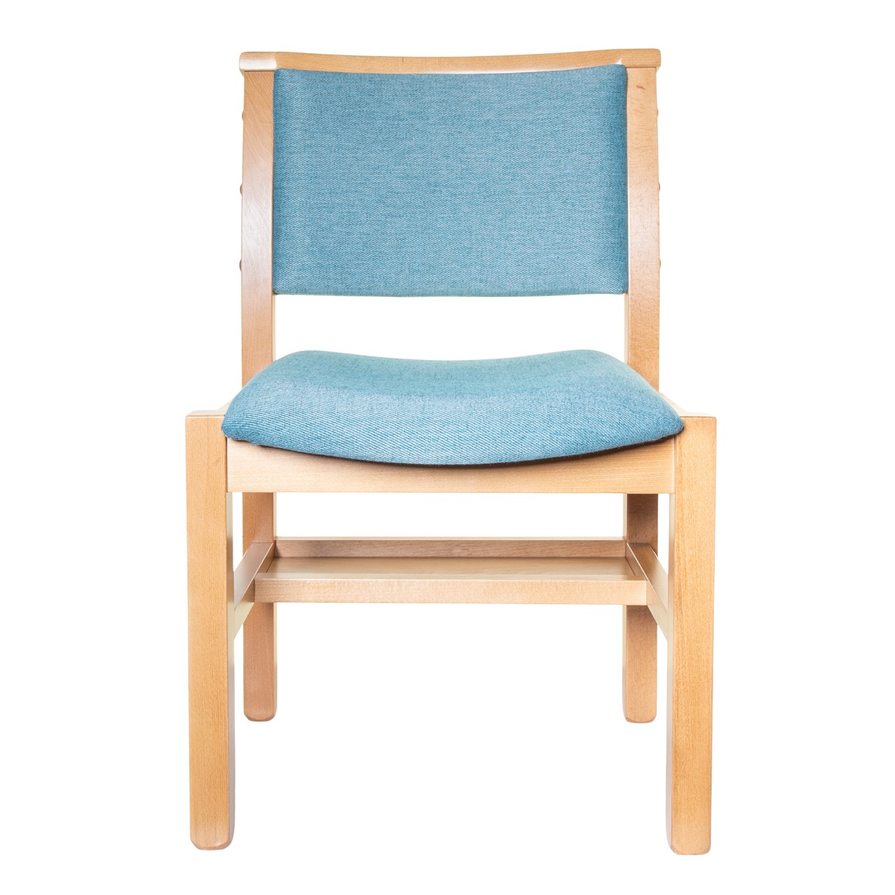 The Cathedral Wooden Upholstered Chapel & Church Chair