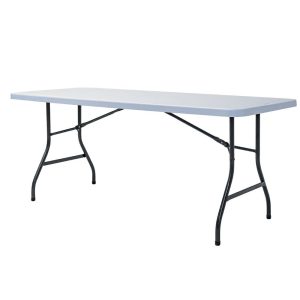 MOGO 6ft <span class="smll"> x </span> 2ft 6in Newstorm Rectangular Plastic Folding Table <span class="proheadsmll">Kompakt 180</span>