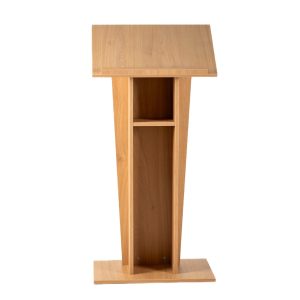 V-Shaped Pedestal Lectern in Solid Oak- Church & Assembly Furniture