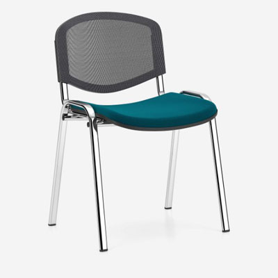 Nowystyl-ISO Mesh Back Stacking Chair - Lightweight, Durable & Versatile