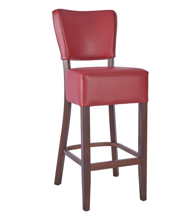 Trent Fully Upholstered High Stool - Image 3